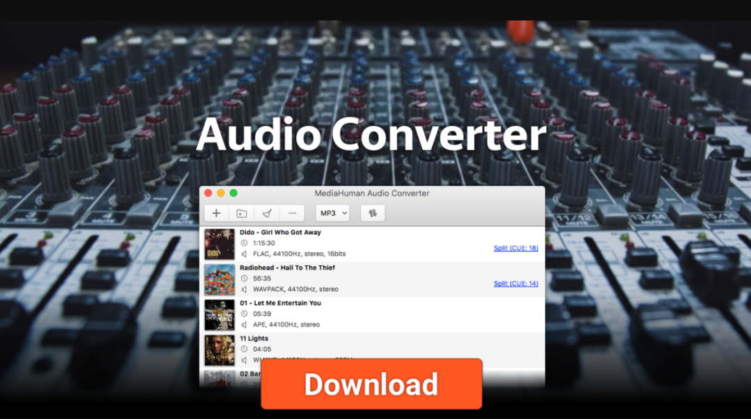 MediaHuman Audio Converter for Mac 2.2.3 音频格式转换工具