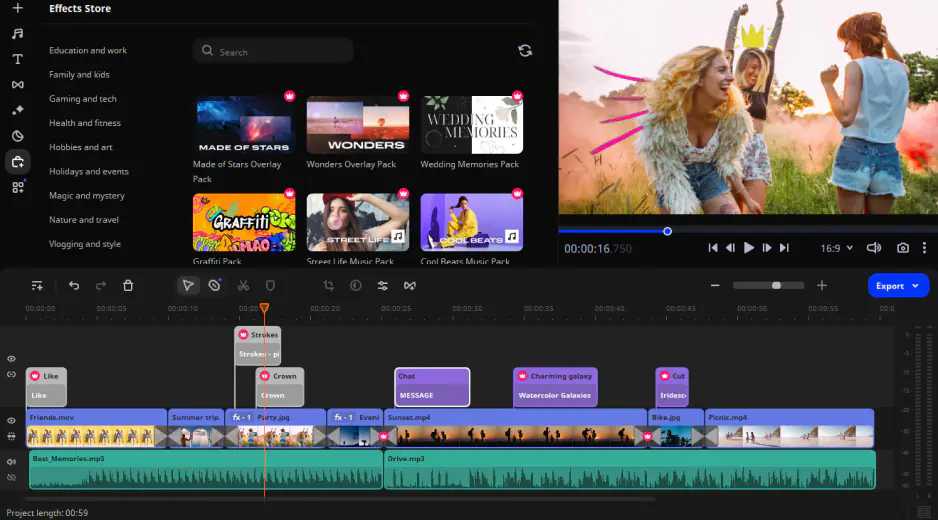 Movavi Video Suite for Mac 22.4.1 视频制作软件