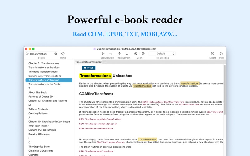 OmniReader Pro for Mac 2.9.11 电子书阅读器