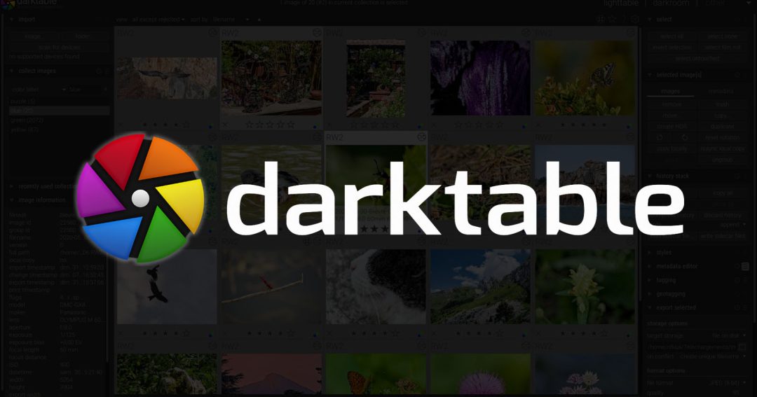 Darktable for Mac 4.8.0 照片编辑软件