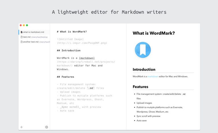 HaoLiu WordMark for Mac 49 Markdown 编辑器