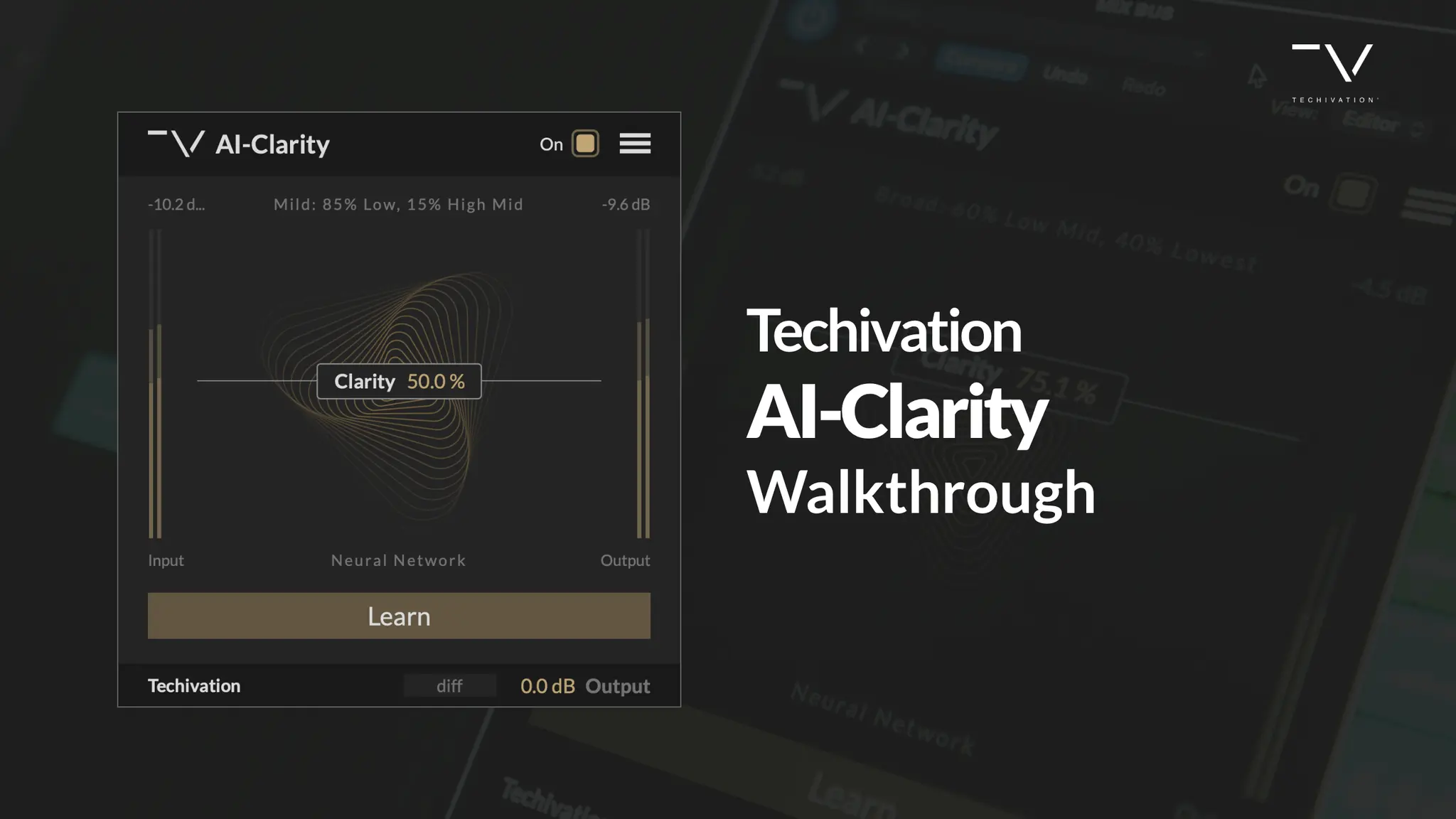 Techivation AI-Clarity v1.0.0 动态谐振抑制器插件