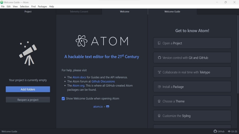 Atom for Mac 1.60.0 编码和文本编辑平台