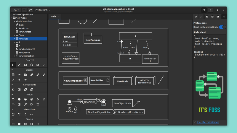 Gaphor for Mac 2.23.2 开源 UML 建模工具