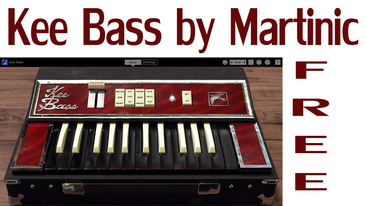 Martinic Kee Bass v1.4.2 古键盘贝斯模拟器插件