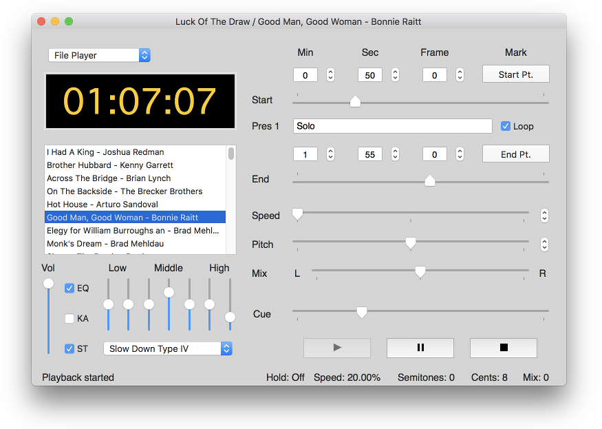 Amazing Slow Downer for Mac 4.1.8 音频慢速播放软件